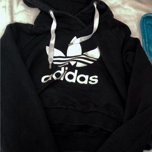 Cropped adidas hoodie